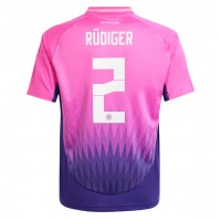 Germany Antonio Rudiger #2 Replica Away Shirt Euro 2024 Short Sleeve